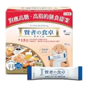 賢者之食卓 賢者的食卓膳食纖維補充 (阻澱粉 隔油份) 30包/盒 平行進口 減肥瘦身必備