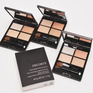 decorte 日本 黛珂四色遮瑕膏盤遮蓋斑點臉部痘印黑眼圈痘印滋潤 tone perfecting palette # 01 light medium