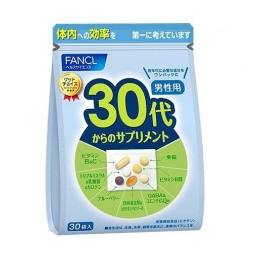 fancl 芳珂 30代男士綜合維他命 30包 fancl 芳珂 30代男士綜合維他命 30包