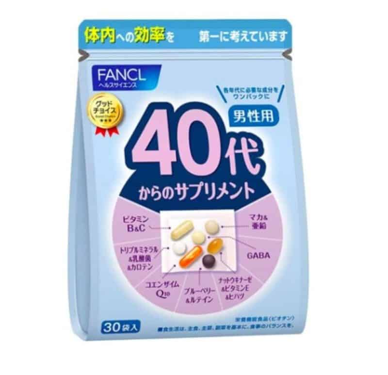 fancl 芳珂 40代男士綜合維他命 30包