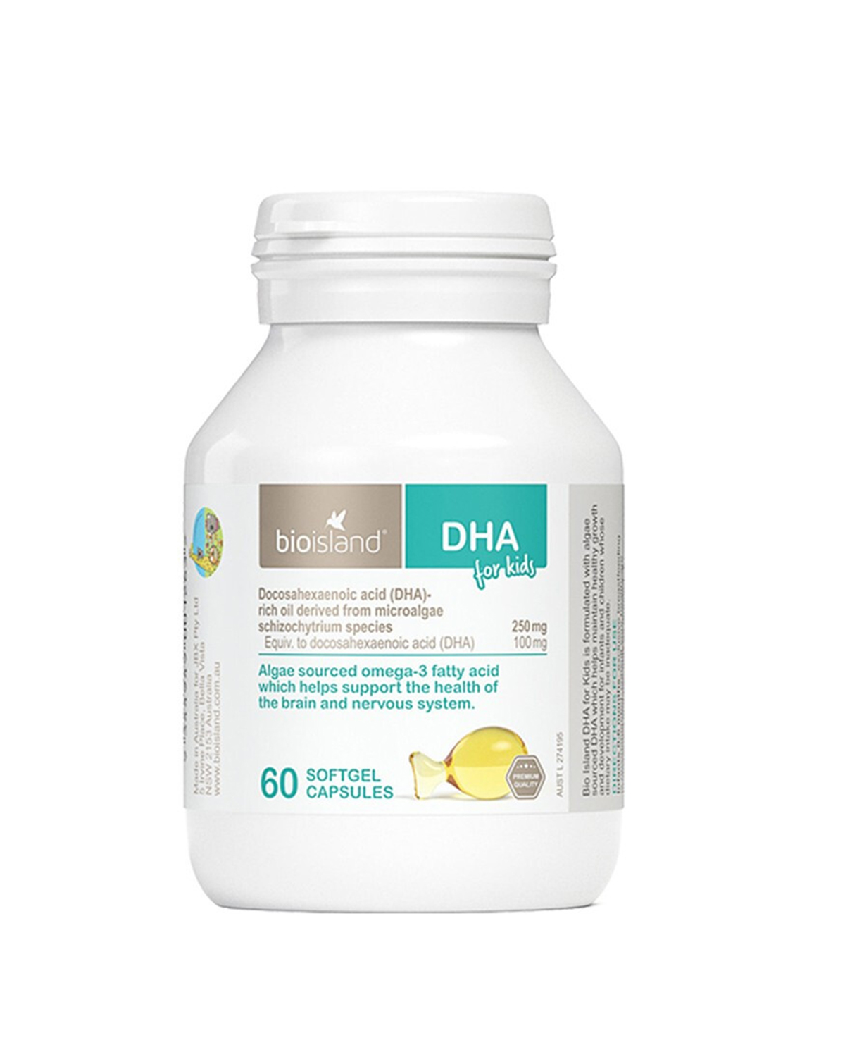 bio island 嬰幼兒高純度dha 60粒 bio island 嬰幼兒高純度dha 60粒