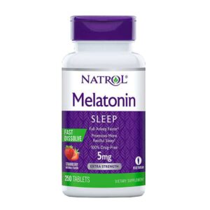 Home natrol 美國褪黑素5mg改善睡眠失眠250片