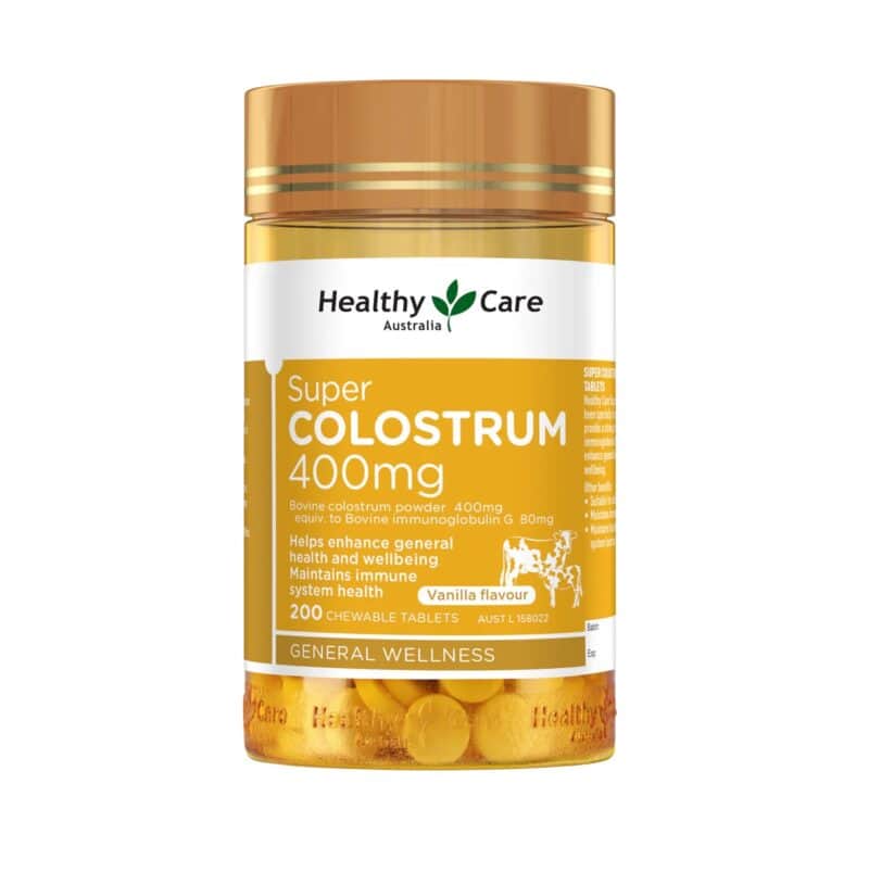 healthy care – 超級牛初乳咀嚼片 400毫克 200片