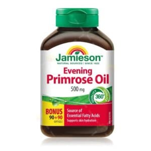 jamieson – 特強調經寶月見草油精華 500毫克 180粒