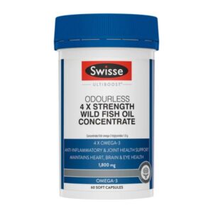 swisse – ultiboost 4倍強效濃縮無腥味野生魚油 1800毫克 60粒