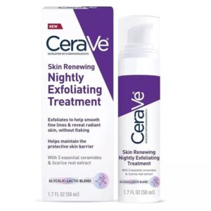 cerave skin renewing nightly exfoliating treatment 美國 適敏膚5% aha果酸抗皺煥膚精華