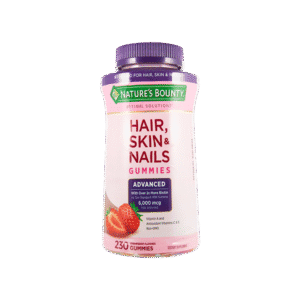 美國nature bounty advanced hair skin & nails (6000mcg biotin) gummies 頭髮皮膚指甲健康軟糖 – 加強版 230粒