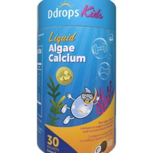 ddrops ddrops 滴卓思兒童液態海藻鈣 30條 (平行進口)