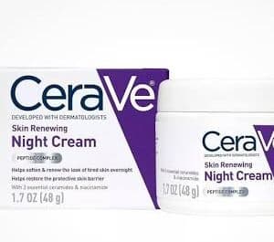 cerave 適樂膚 新生煥顏skin renewing 抗皺嫩膚美白保濕晚霜護膚 48g skin renewing night cream 美國
