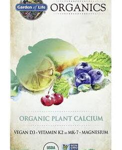 garden of life, organics，有機植物鈣，180 片全素片