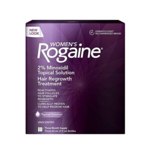 美國ROGAINE 2% Minoxidil生髮劑（女士專用配方）（三支裝 3個月用量）