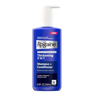 ROGAINE 男士二合一豐盈洗髮護髮露 8.4oz 迷迭香油角蛋白