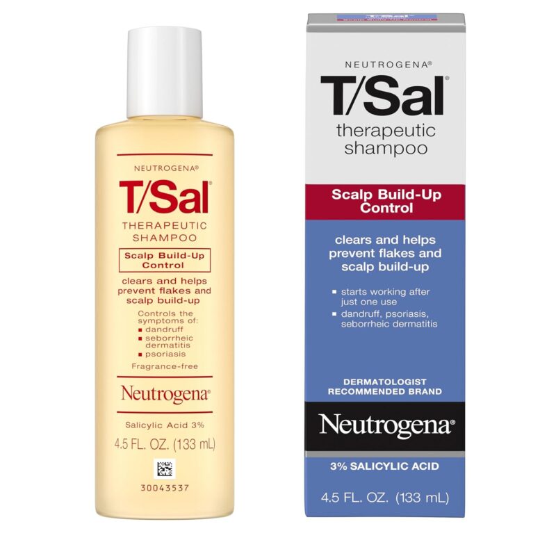 Neutrogena T/Sal 3%水楊酸治療性洗頭水 4.5oz 頭皮堆積物控制